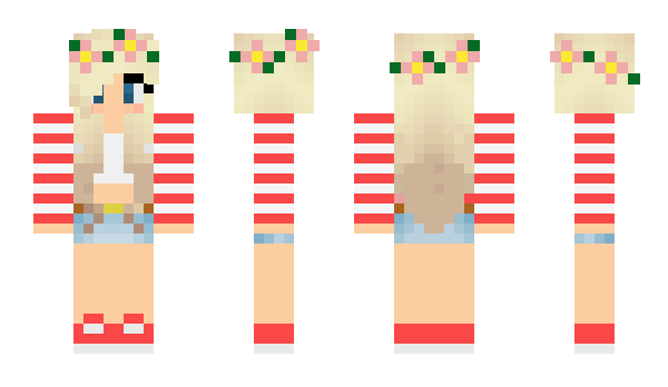 Minecraft skin Bandaged