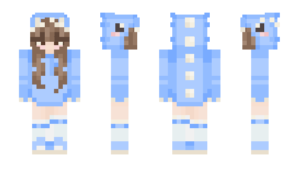 Minecraft skin bluefem