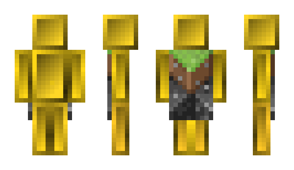 Minecraft skin GOLD_O