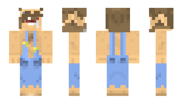 Minecraft skin waterbot