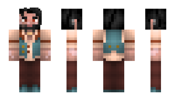 Minecraft skin Azulos