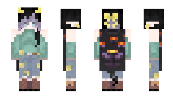 Minecraft skin ArtistThinkNot