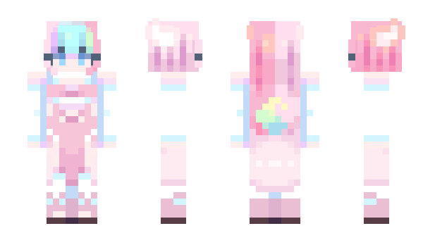 Minecraft skin SukkiHimeVT