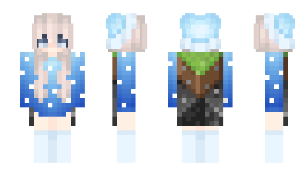 Minecraft skin SilverIzMe