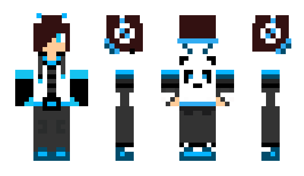 Minecraft skin PandaGirl0