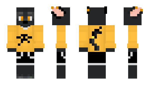 Minecraft skin Jackal_Black