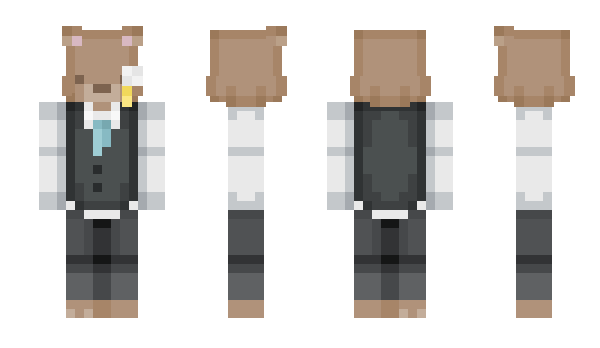 Minecraft skin Fazzbear