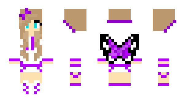 Minecraft skin ButterflyPlays