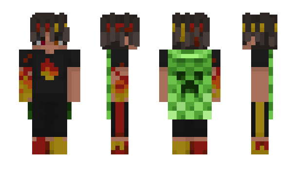 Minecraft скин по нику FireFraegments