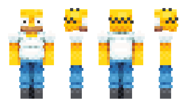 Minecraft skin CheeseV