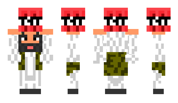 Minecraft skin BombardiloCroco