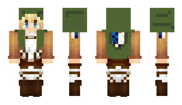 Minecraft skin ArminAoT