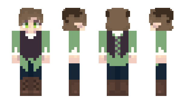 Minecraft скин по нику bluenika