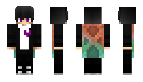 Minecraft скин по нику evolwhiteblack