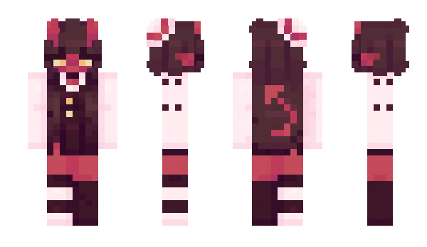 Minecraft скин по нику MeruTheSuccubu