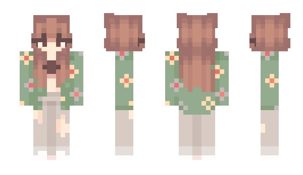 Minecraft skin CharlotteX