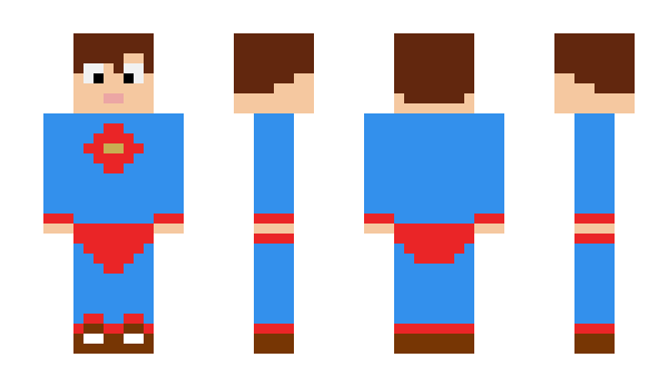 Minecraft skin supermannm4x