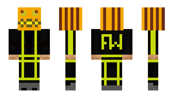 Minecraft skin Schrot