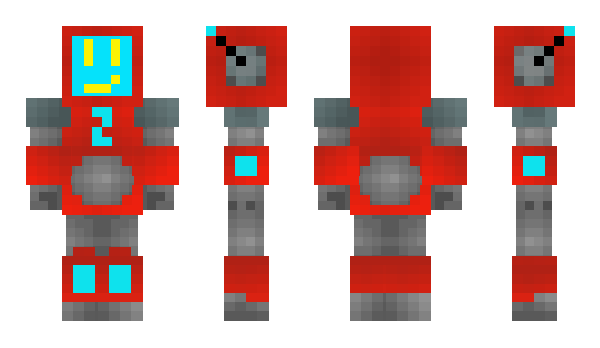 Minecraft skin ZakdroidRobot