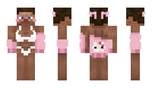 Minecraft skin maiD_girl