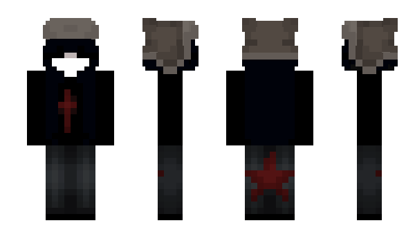 Minecraft skin skull1fy