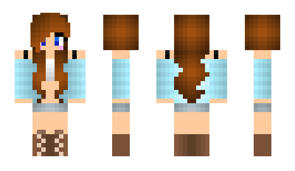 Minecraft skin MarilynMonroe