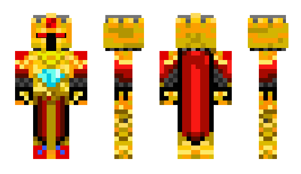 Minecraft skin KingRod