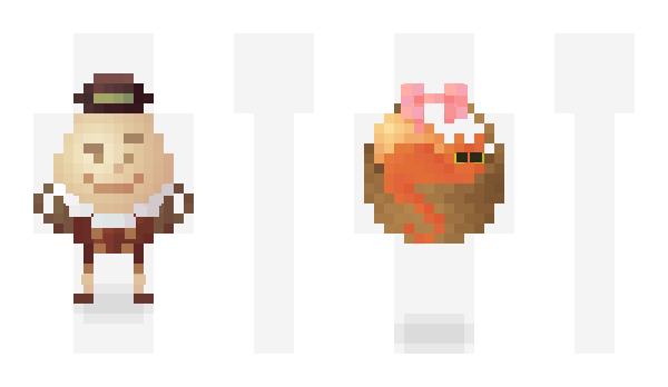 Minecraft skin Debout
