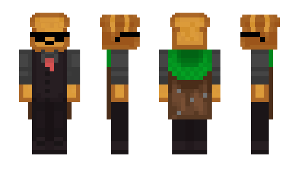 Minecraft skin ToastAttorney