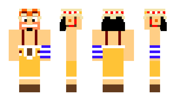 Minecraft skin MoriBunta