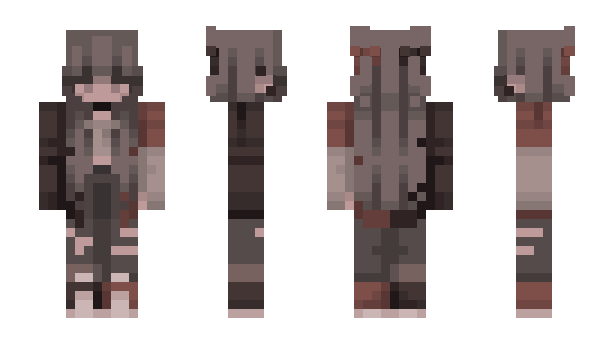 Minecraft skin FlowerBlack