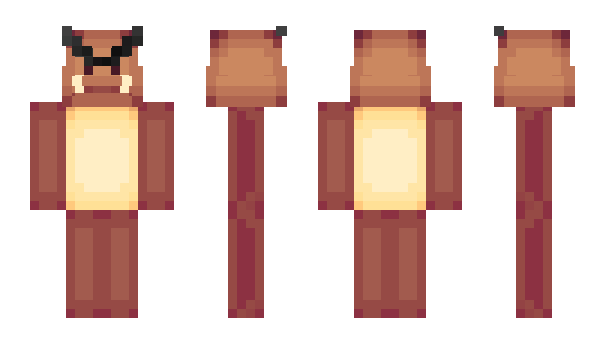 Minecraft skin Goombo