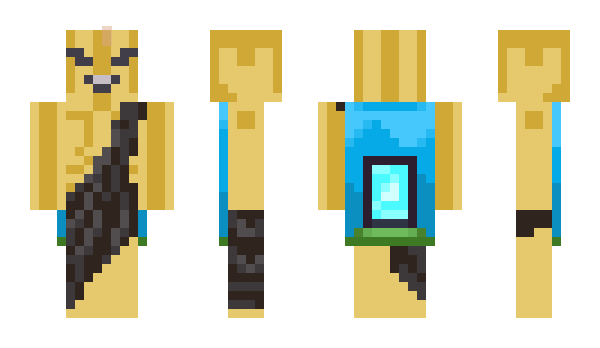 Minecraft skin TooFragment