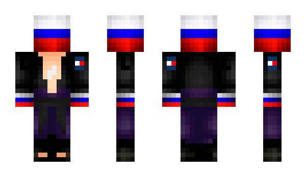 Minecraft skin RUSSIAWARRIOR