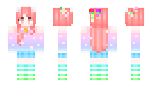 Minecraft скин по нику Three_Leaves