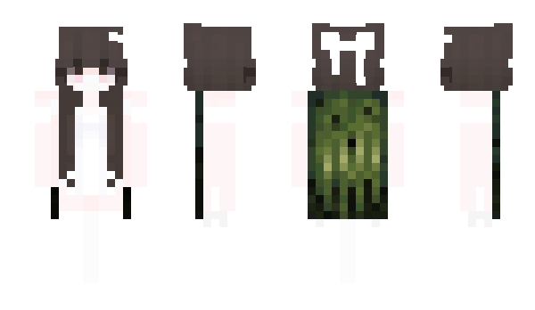 Minecraft скин по нику BrunetteEater