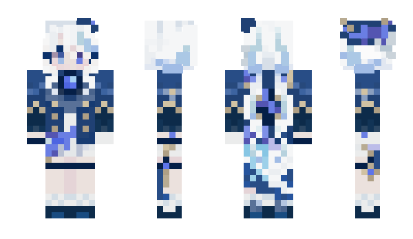 Minecraft скин по нику Rei_ayanami001