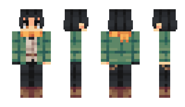 Minecraft скин по нику PauVF