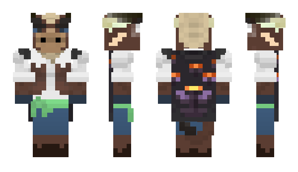 Minecraft skin TorrTheMinotaur