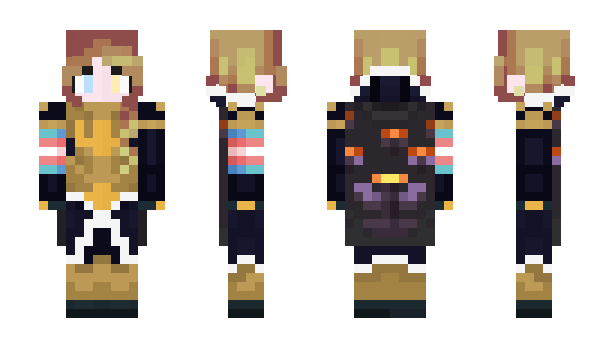 Minecraft skin alpen_glow