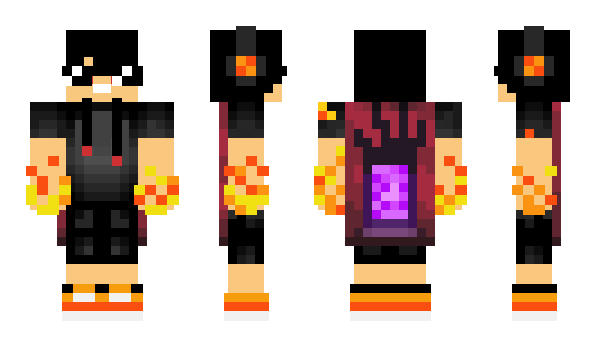 Minecraft skin FirePlayes
