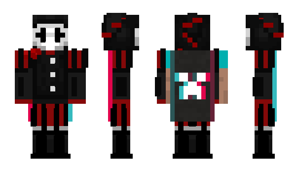 Minecraft skin xClqwnSlayer