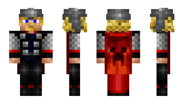 Minecraft skin Hammerfel