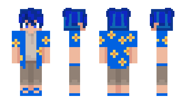 Minecraft скін по ніку MrBubbleFish