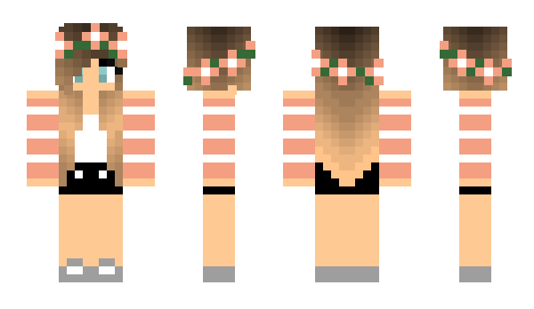 Minecraft skin Neko002