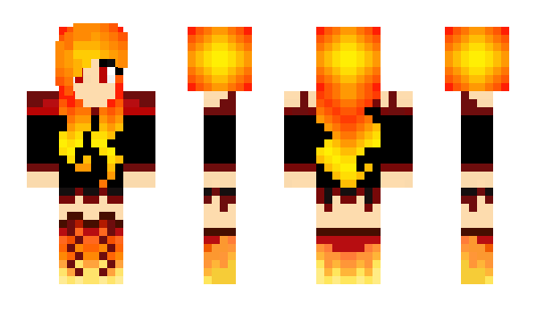 Minecraft skin Rainingfire