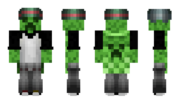 Minecraft skin Gl4rk