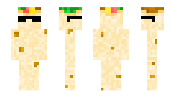 Minecraft skin BurritoGlasses