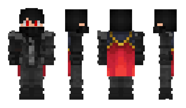 Minecraft skin BloodWolfDR