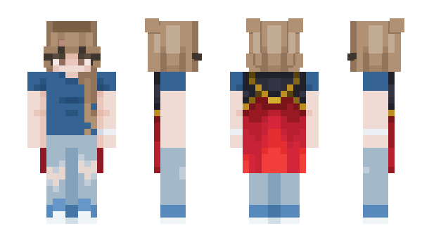 Minecraft skin HillegondaB437